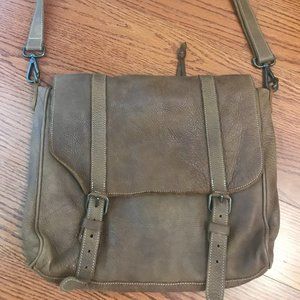 Roots Leather Satchel